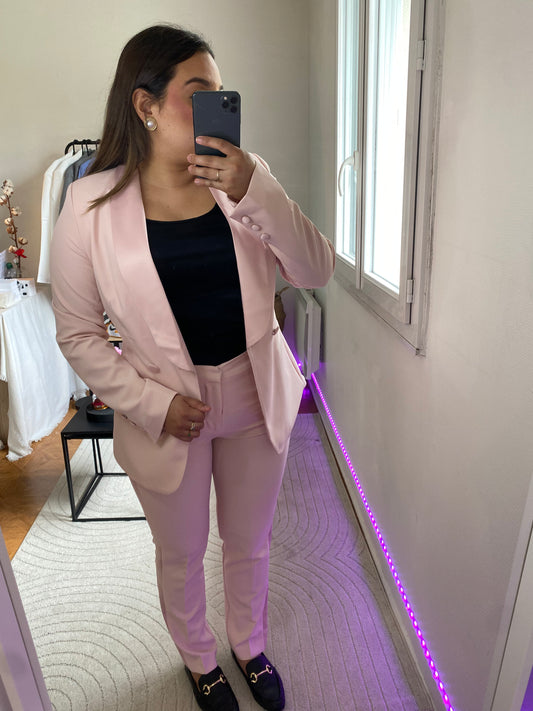 Blazer Rose Pastel - Satin